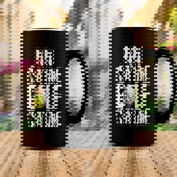 Papai Is My Name Golf Is My Game Love Golfing Coffee Mug Unique Gifts