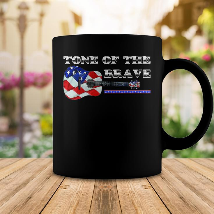 Patriotic Guitar - Tone Of The Brave Coffee Mug Funny Gifts