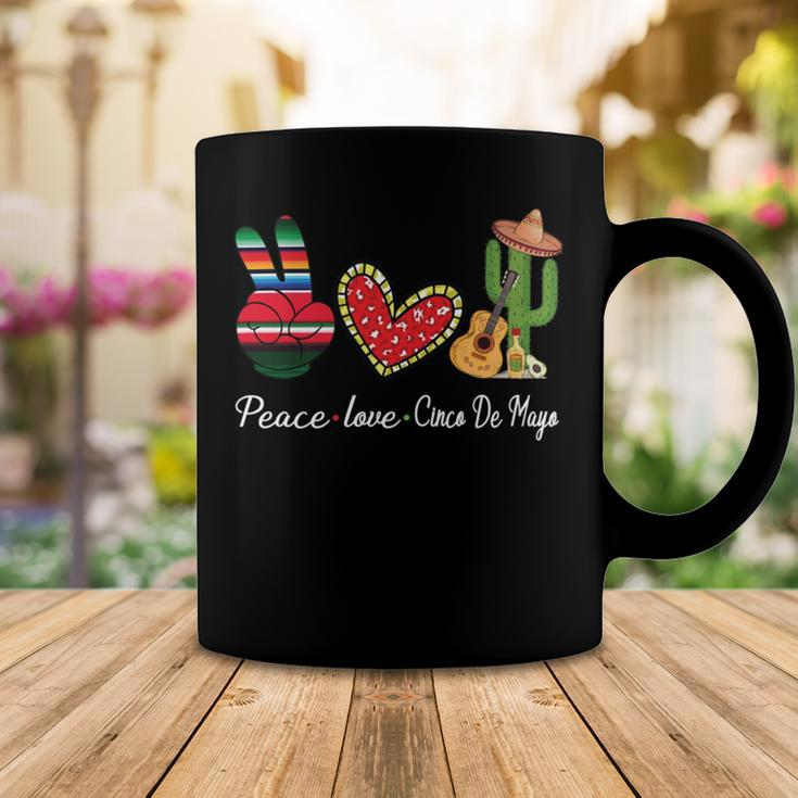 Peace Love Cinco De Mayo Funny Coffee Mug Unique Gifts