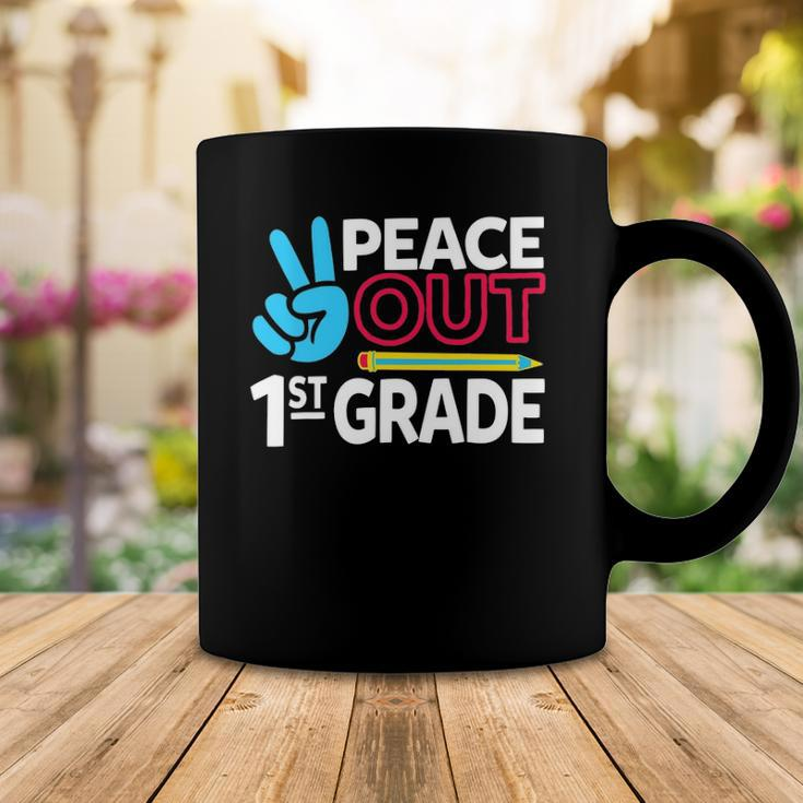 Peace Out 1St Grade Last Day Of School Teacher Girl Boy Coffee Mug Unique Gifts