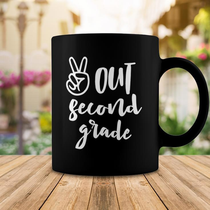 Peace Out Second Grade - Last Day Of School 2Nd Grad Coffee Mug Unique Gifts