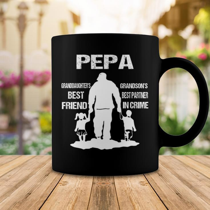 Pepa Grandpa Gift Pepa Best Friend Best Partner In Crime Coffee Mug Funny Gifts