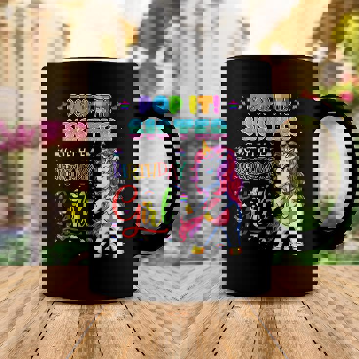 Pop It Sister Of The Birthday Girl Fidget Family Matching Coffee Mug Personalized Gifts