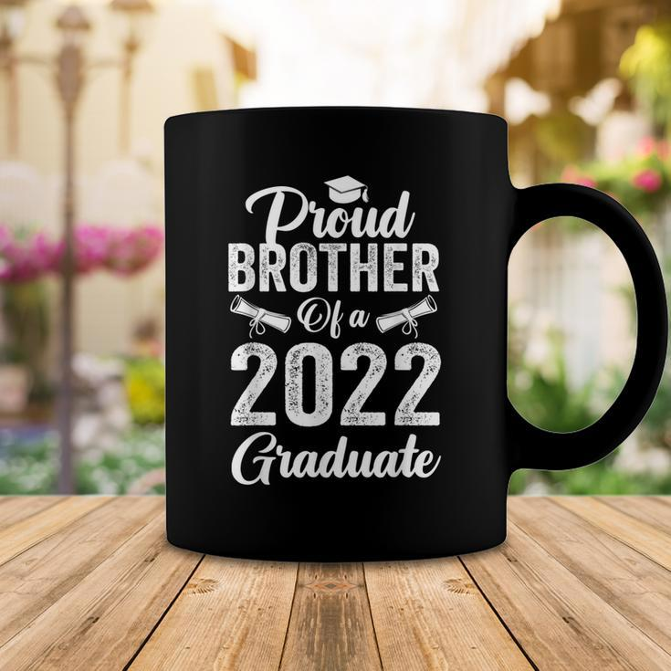 Proud Brother Of A 2022 Graduate Graduation Family Matching Coffee Mug Unique Gifts