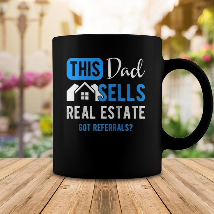 Real Estate Agent Men Dad Funny Realtor Gift Raglan Baseball Coffee Mug Unique Gifts