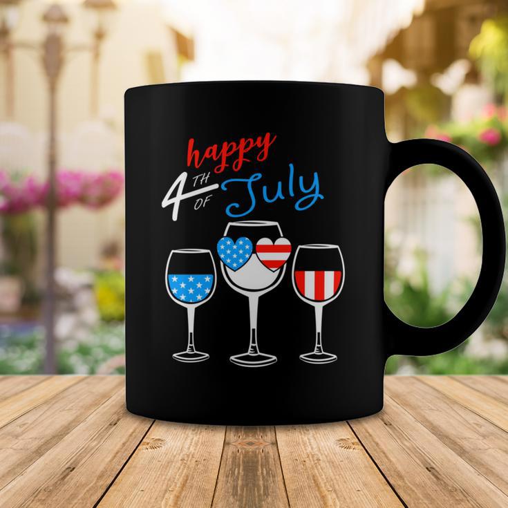 Red Wine Blue 4Th Of July Wine Red White Blue Wine Glasses V4 Coffee Mug Funny Gifts