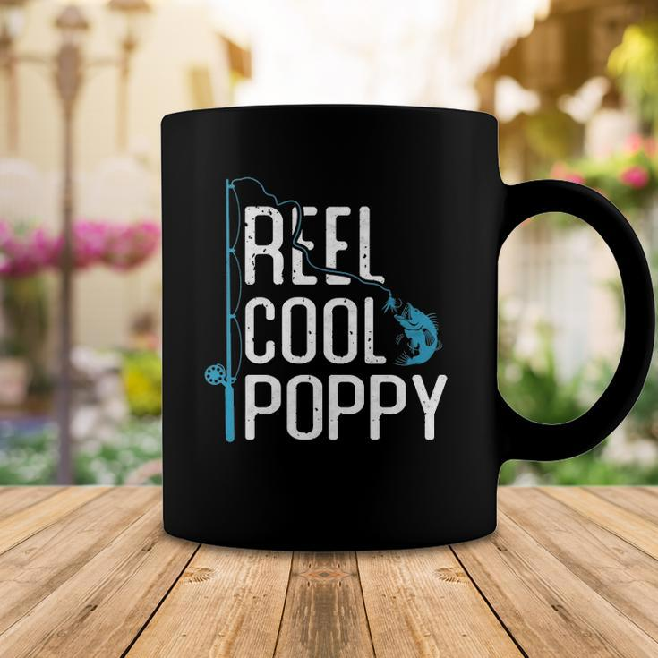 Reel Cool Poppy Fishing Fathers Day Gift Fisherman Poppy Coffee Mug Unique Gifts
