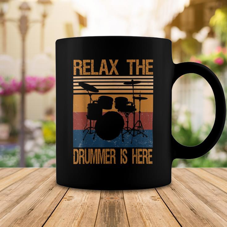 Relax The Drummer Here Coffee Mug Funny Gifts