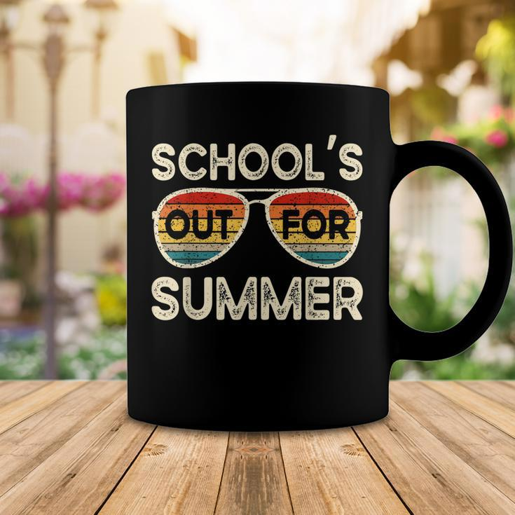Retro Last Day Of School Schools Out For Summer Teacher Coffee Mug Unique Gifts