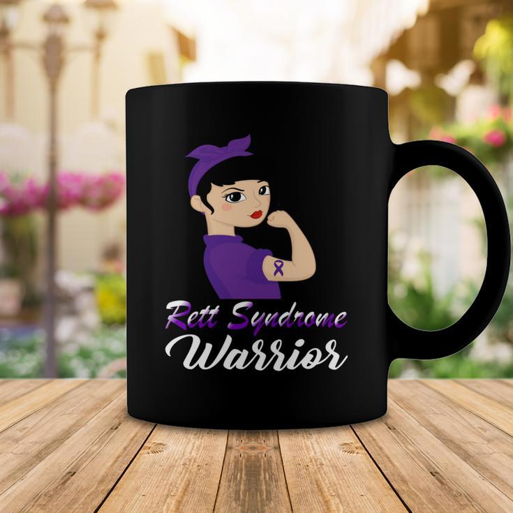 Rett Syndrome Warrior Purple Women Purple Ribbon Rett Syndrome Rett Syndrome Awareness Coffee Mug Funny Gifts