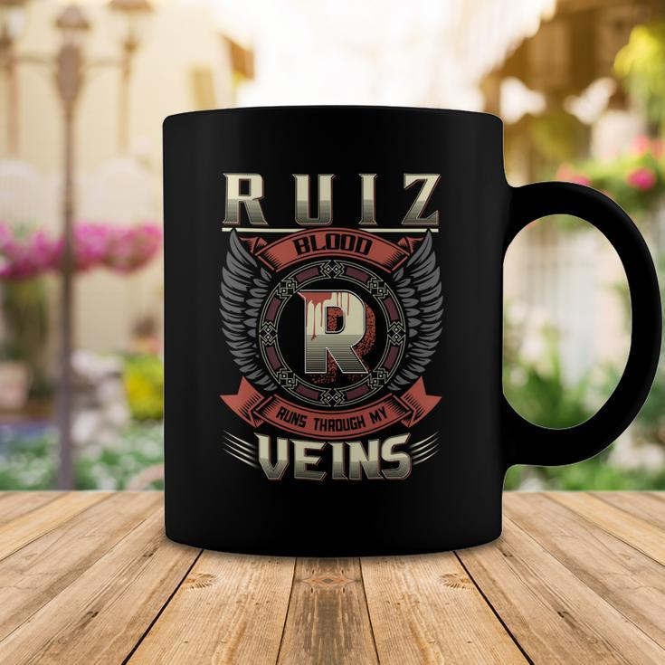 Ruiz Blood Run Through My Veins Name V2 Coffee Mug Funny Gifts