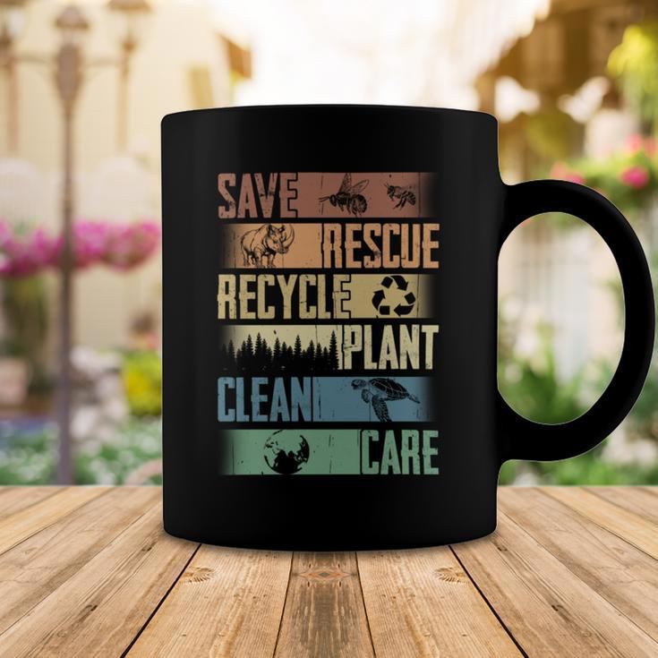 Save Rescue Recycled Plant Clean Care V3 Coffee Mug Funny Gifts