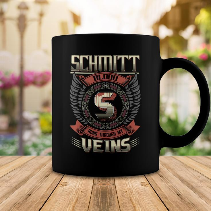 Schmitt Blood Run Through My Veins Name V3 Coffee Mug Funny Gifts