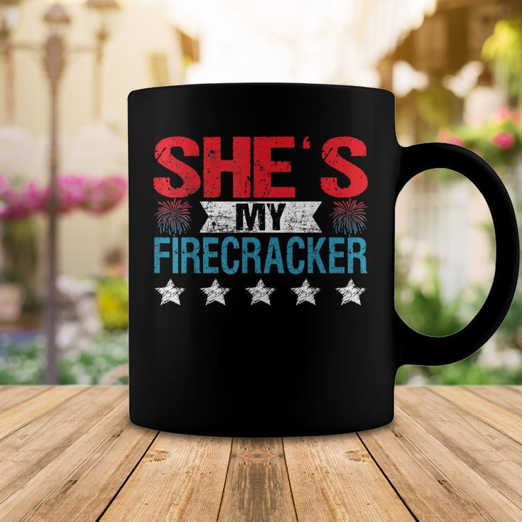 Shes My Firecracker His And Hers 4Th July Matching Couples Coffee Mug Funny Gifts