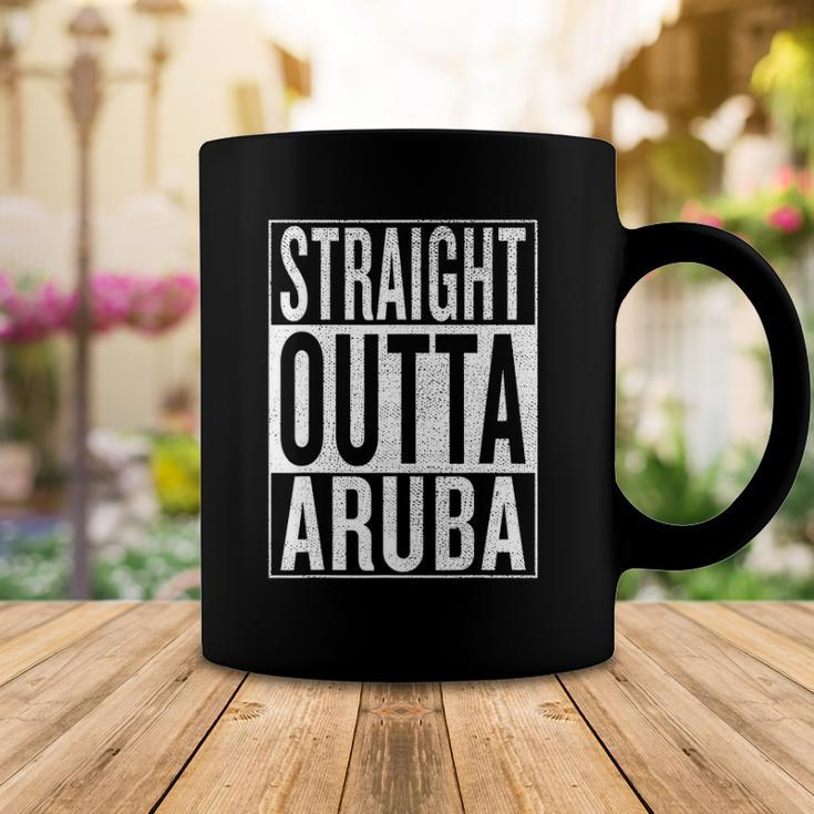 Straight Outta Aruba Great Travel & Gift Idea Coffee Mug Unique Gifts