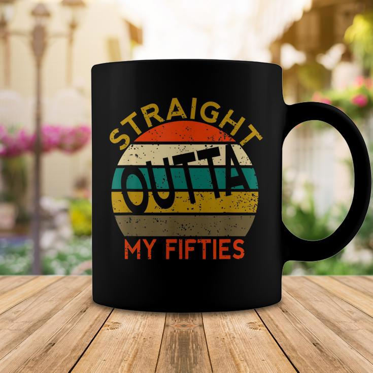 Straight Outta My Fifties Funny 50Th Birthday Gift Coffee Mug Funny Gifts