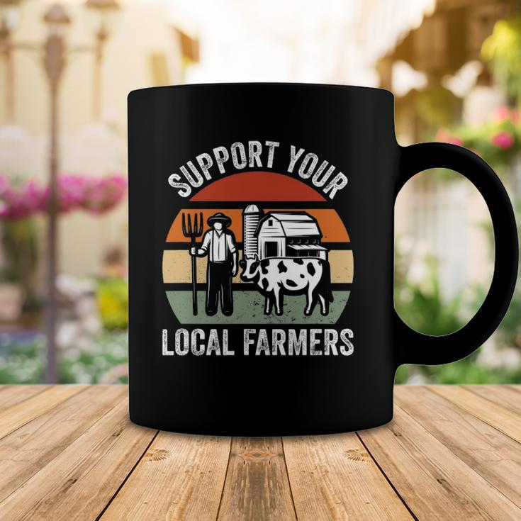 Support Your Local Farmers Farming Coffee Mug Unique Gifts