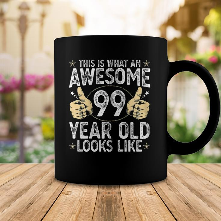 This Is What An Awesome 99 Years Old Looks Like 99Th Birthday Zip Coffee Mug Unique Gifts