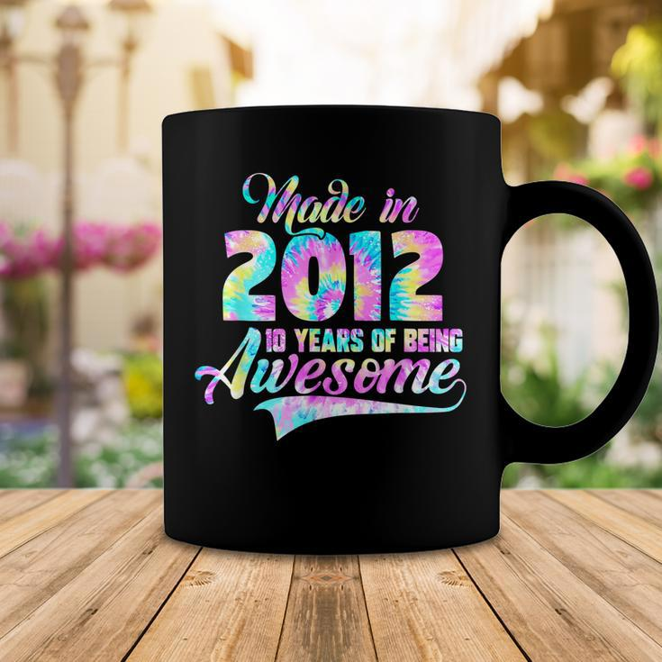 Tie-Dye Made In 2012 10 Year Of Being Awesome 10 Birthday Coffee Mug Funny Gifts