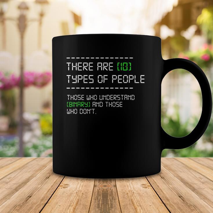 Types Of People Computer Nerd Binary Code Programmer Gift Coffee Mug ...