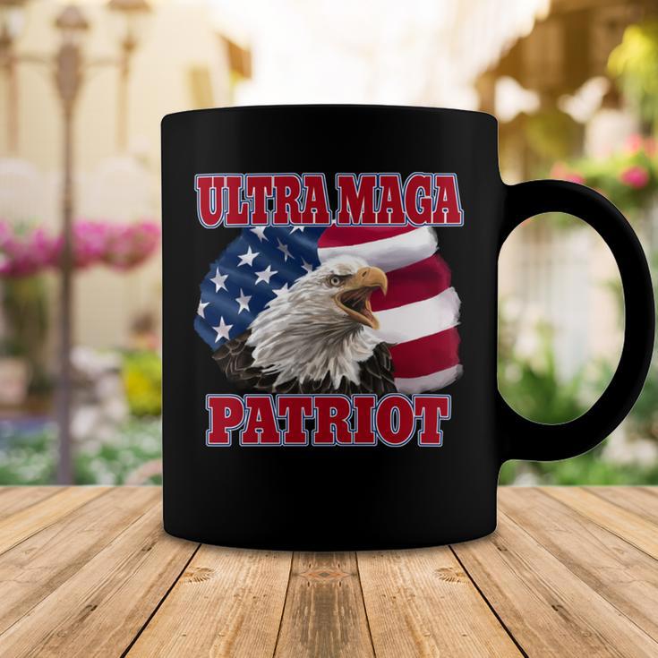 Ultra Maga Patriot American Eagle Us Flag Coffee Mug Funny Gifts