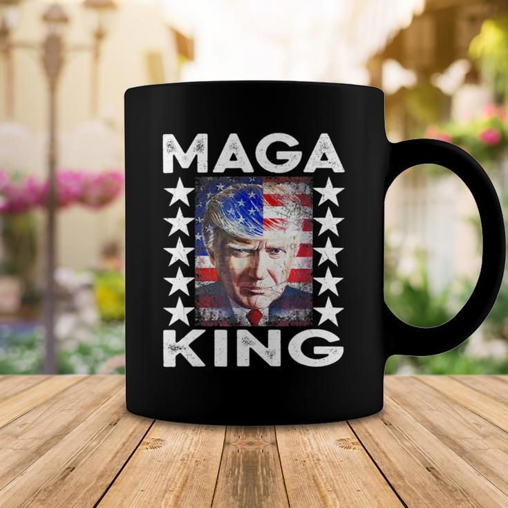 Ultra Mega King Trump Vintage American Us Flag Anti Biden Coffee Mug Funny Gifts