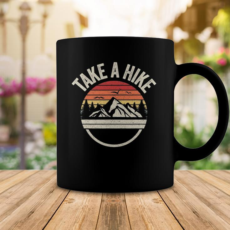 Vintage Retro Take A Hike Hiker Outdoors Camping Coffee Mug Unique Gifts