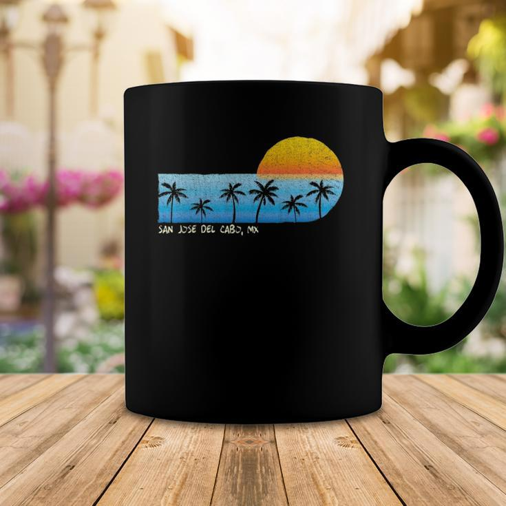 Vintage San Jose Del Cabo Mx Palm Trees & Sunset Beach Coffee Mug Unique Gifts