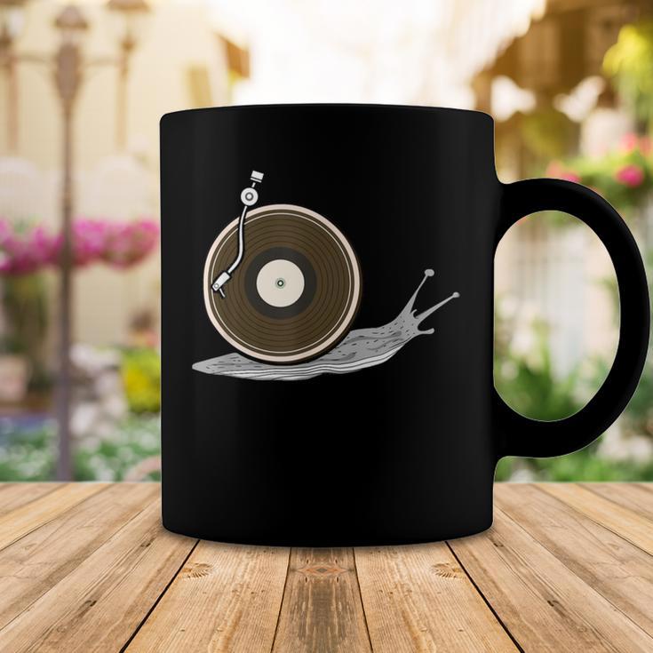 Vinyl Snail Vinyl Records Dj Vinyl Slug Lp Collector 155 Trending Shirt Coffee Mug Funny Gifts