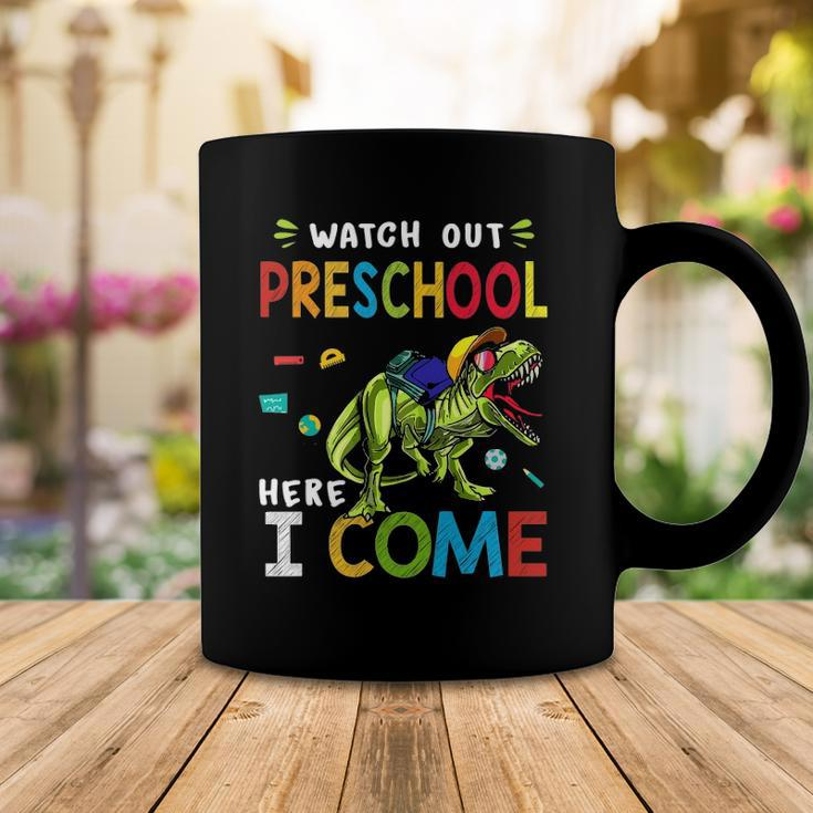 Watch Out Preschool Here I Come Dinosaurs Back To School Coffee Mug Unique Gifts