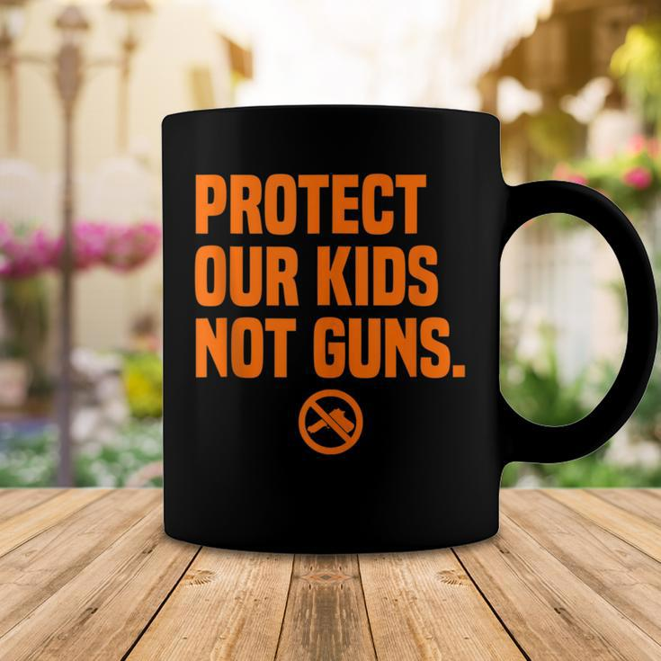 Wear Orange Protect Our Kids Not Guns End Gun Violence Coffee Mug Unique Gifts