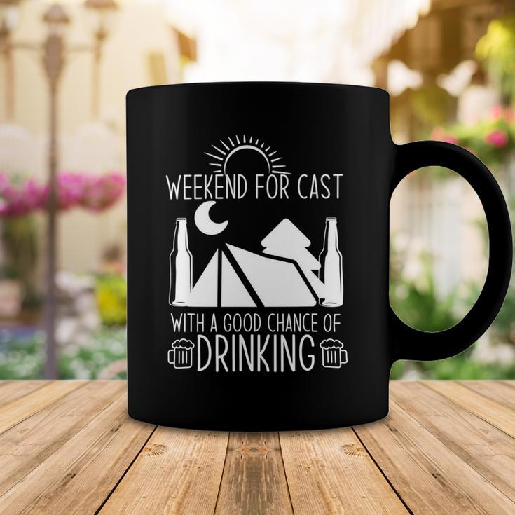 Weekend Forecast Camping With A Good 17 Shirt Coffee Mug Funny Gifts