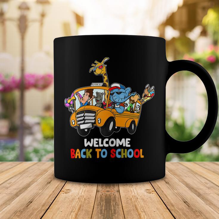 Welcome Back To School Zoo Animal Bus 477 Shirt Coffee Mug Funny Gifts