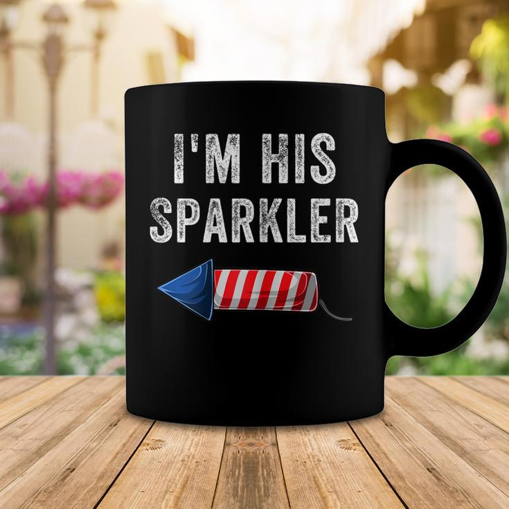 Womens Im His Sparkler His And Her 4Th Of July Matching Couples Coffee Mug Funny Gifts