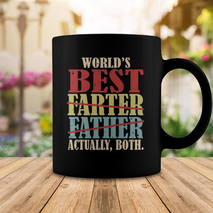 Worlds Best Farter Father Actually Both Happy Fathers Day Coffee Mug Unique Gifts