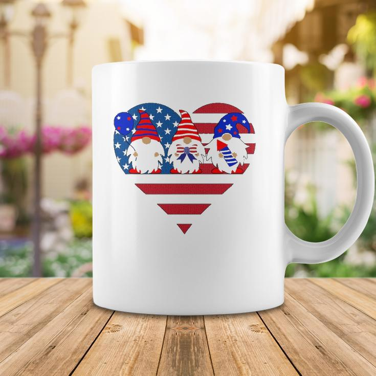 4Th Of July Gnomes American Flag Heart Fireworks Gnomes Coffee Mug Unique Gifts