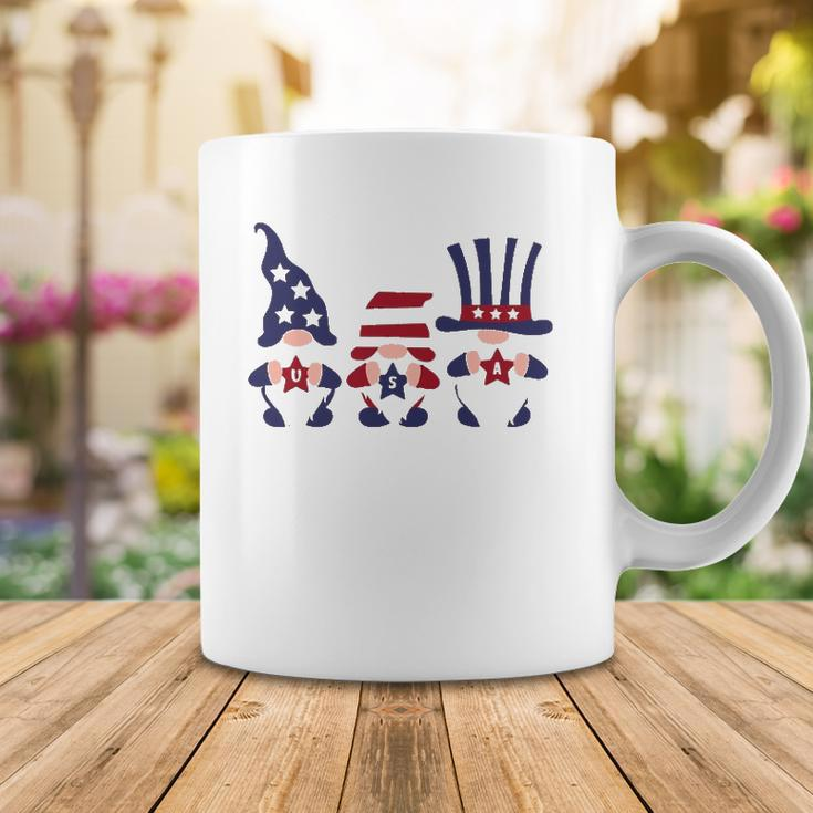 4Th Of July Patriotic Gnomes American Usa Flag Coffee Mug Unique Gifts