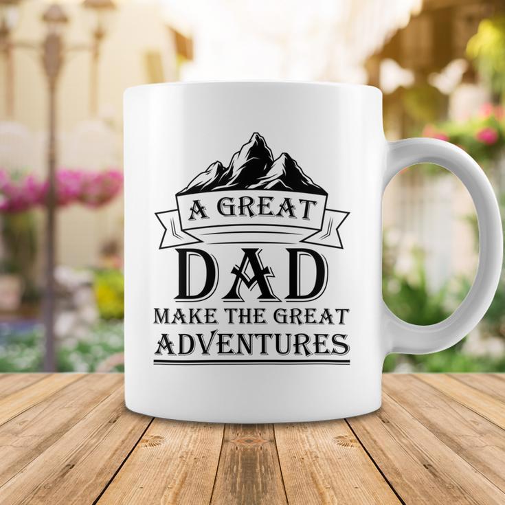 A Great Dad Make The Great Adventures Coffee Mug Funny Gifts