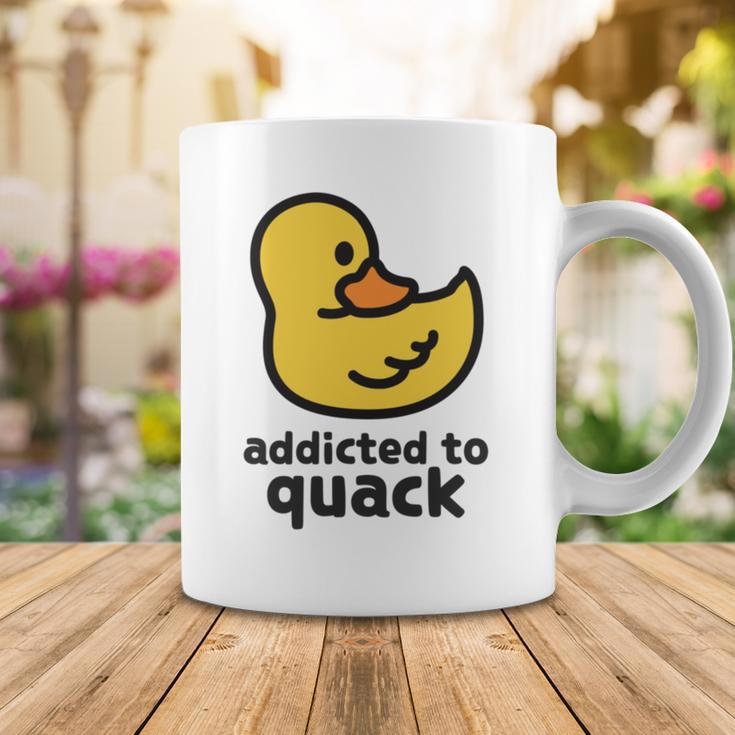 Addicted To Quack Coffee Mug Funny Gifts