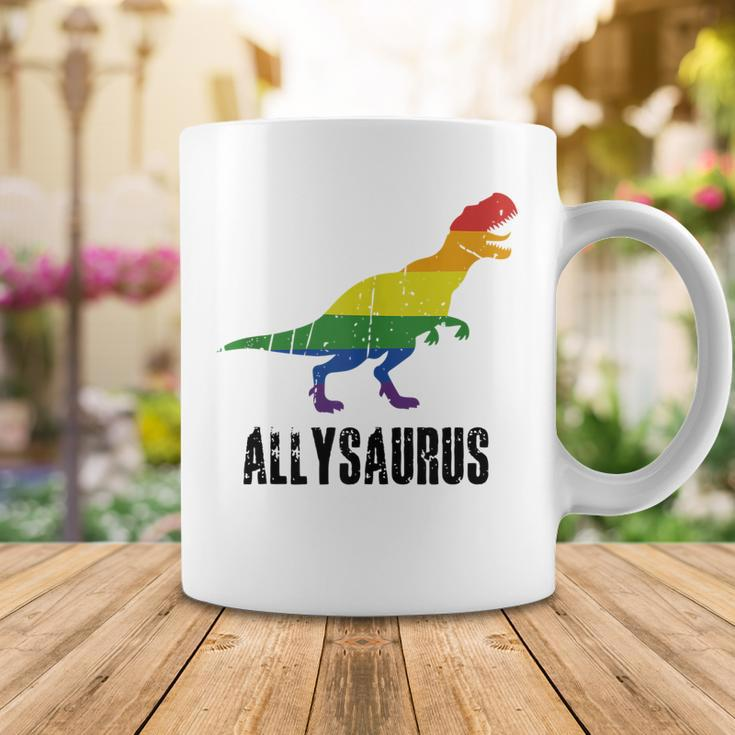 Allysaurus Ally Pride Gay Pride Lgbt Allysaurus Coffee Mug Unique Gifts
