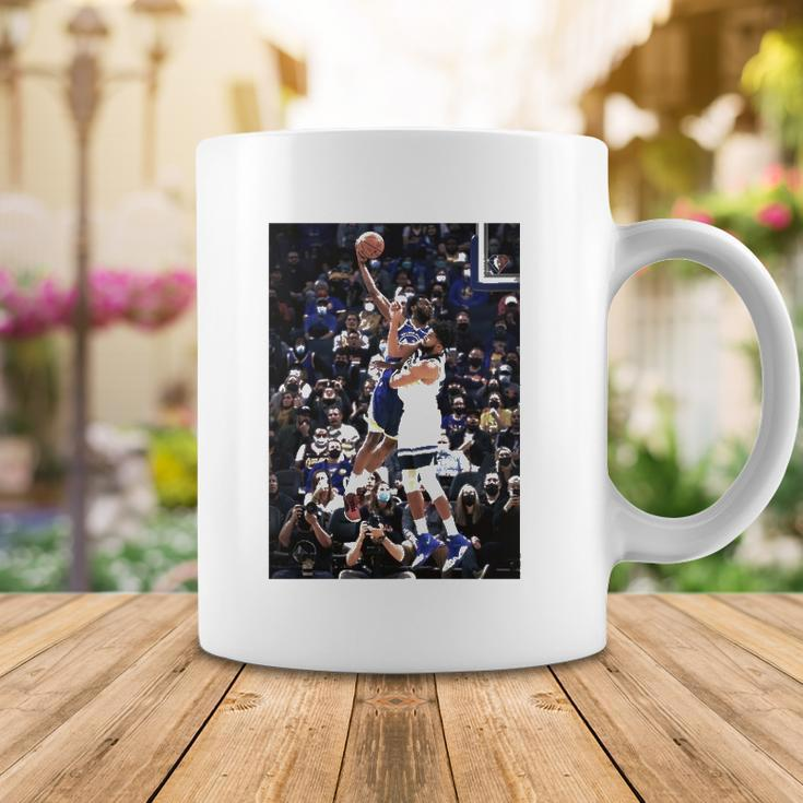 Andrew Wiggins Posterized Karl-Anthony Towns Basketball Lovers Gift Coffee Mug Unique Gifts