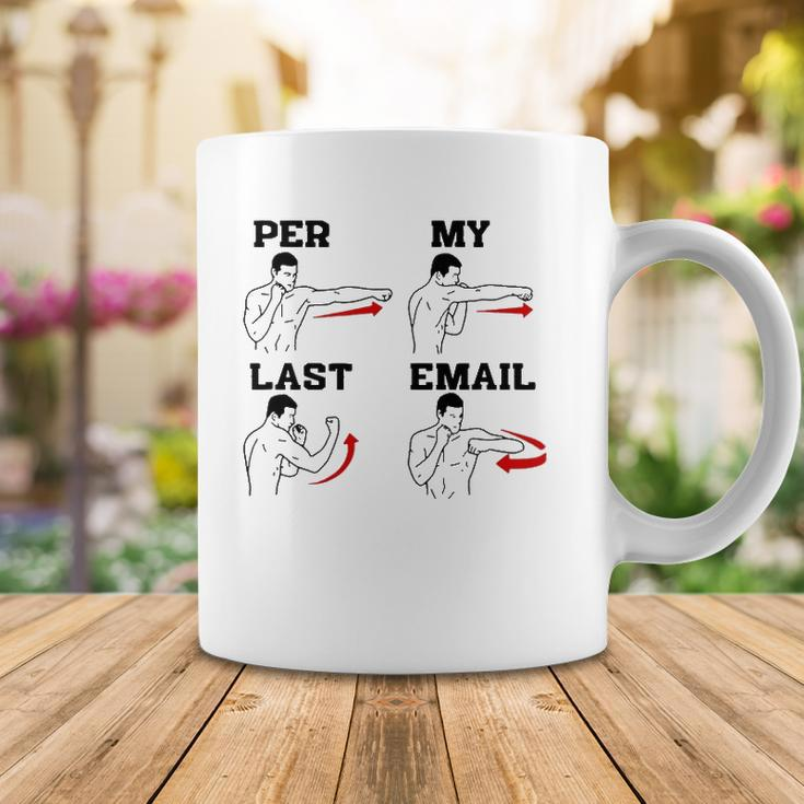 As Per My Last Email Coworker Humor Funny Men Costumed Coffee Mug Unique Gifts