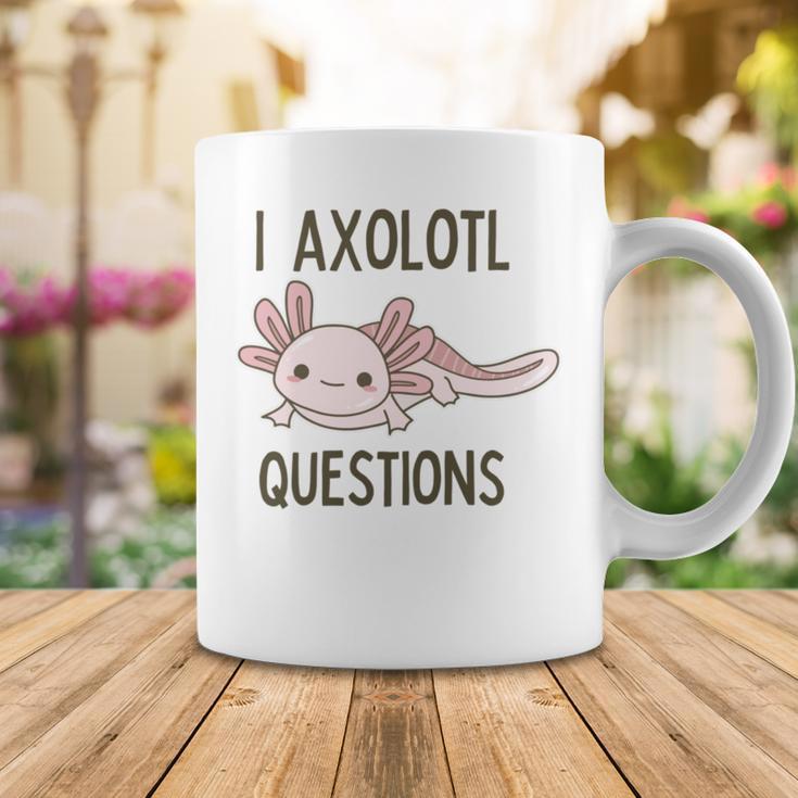 Axolotl I Axolotl Questions Cute Animal Mexican Walking Fish Coffee Mug Funny Gifts