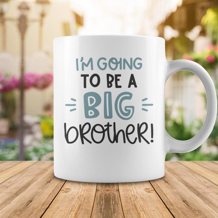 Baby Shower Text Design Im Going To Be A Big Brother Coffee Mug Funny Gifts