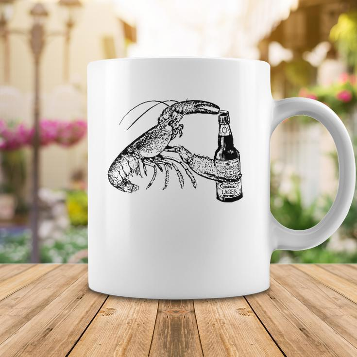 Beer Drinking Lobster Funny Craft Beer Gift Coffee Mug Unique Gifts