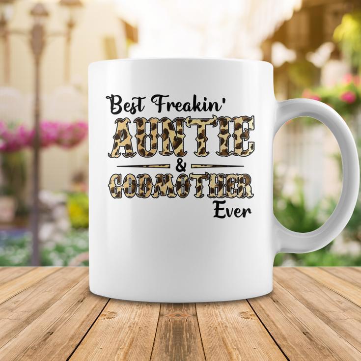 Best Freakin Auntie And God Mother Ever Coffee Mug Funny Gifts