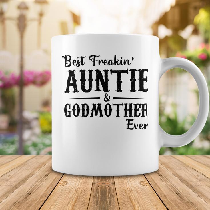 Best Freakin Auntie And Godmother Ever Coffee Mug Funny Gifts