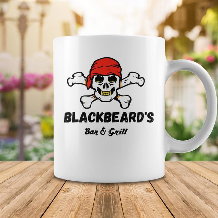 Blackbeards Bar Grill Coffee Mug Funny Gifts