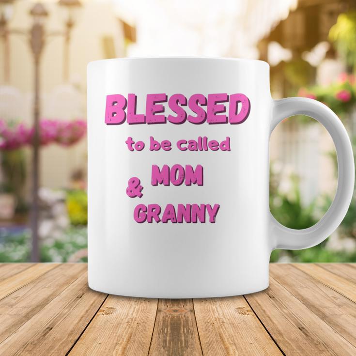 Blessed To Be Called Mom Granny Best Quote Coffee Mug Funny Gifts