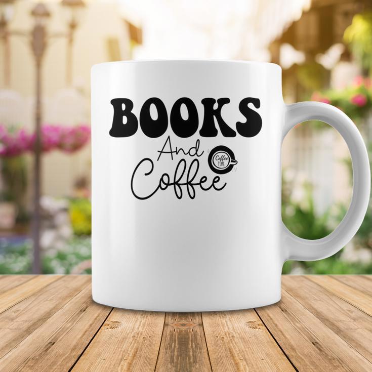 Books And Coffee Books Lover Tee Coffee Lover Gift For Books Lover Gift For Coffee Lover Books And Coffee Tee Coffee Mug Funny Gifts